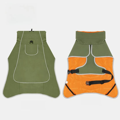 Large Dog Pet Windbreaker Dog Raincoat Pet Stormcoat Waterproof Outdoor Pet Outdoor Waterproof Clothes Pets Raincoat Accessories