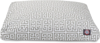Grey Towers Small Rectangle Indoor Outdoor Pet Dog Bed with Removable Washable Cover by  Products