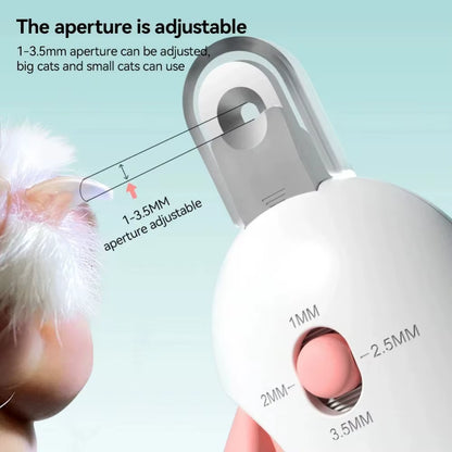 Professional Pet Nail Clippers, Safe and Comfortable Cat and Dog Nail Clippers with Adjustable Holes, Pet Nail Trimmer, Pet Grooming Tool, Pet Care