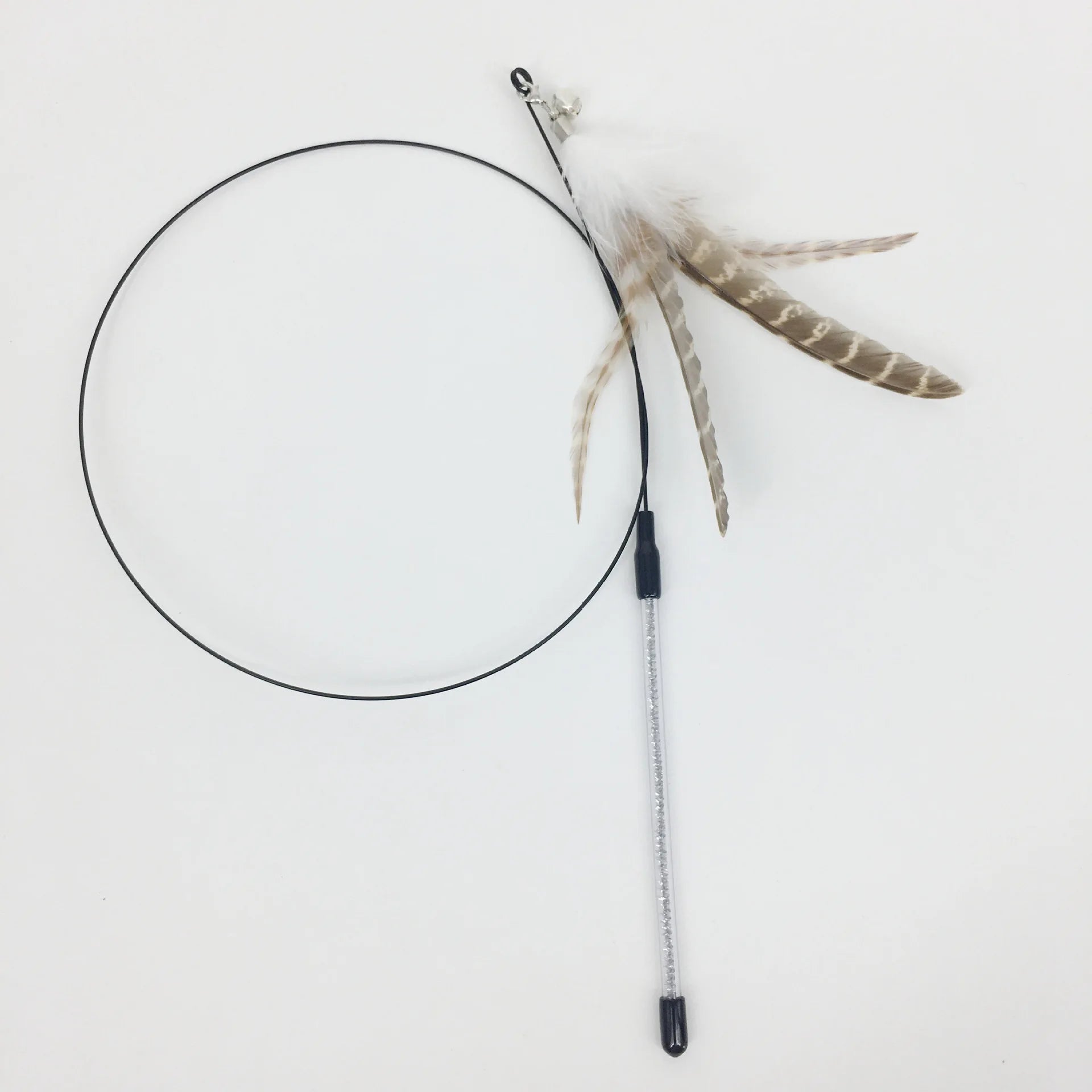 Wire Feather Cat Tickling Stick Pet Products for Cats Pet Cat Toys Interactive Cat Stick Toy Kitten Playing Pet Accessories