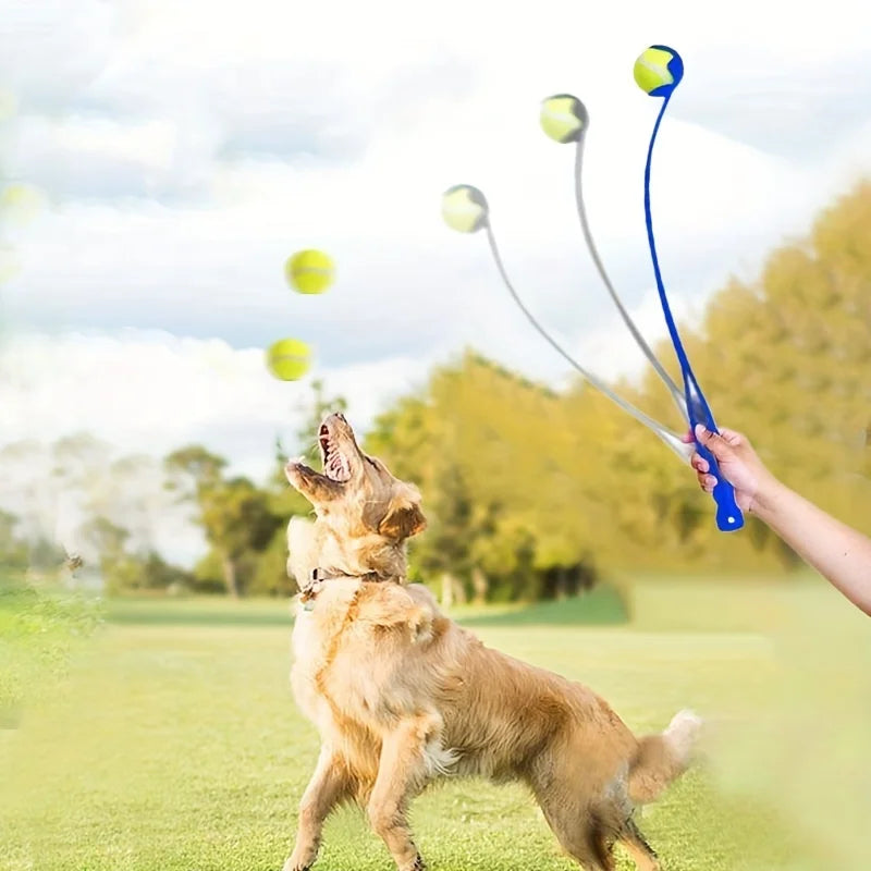 Pet Throwing Stick, Throwing Device, Throwing Toy Dog and Cat Interactive Ball Picking Pet Toy Training Toys Pet Supplies