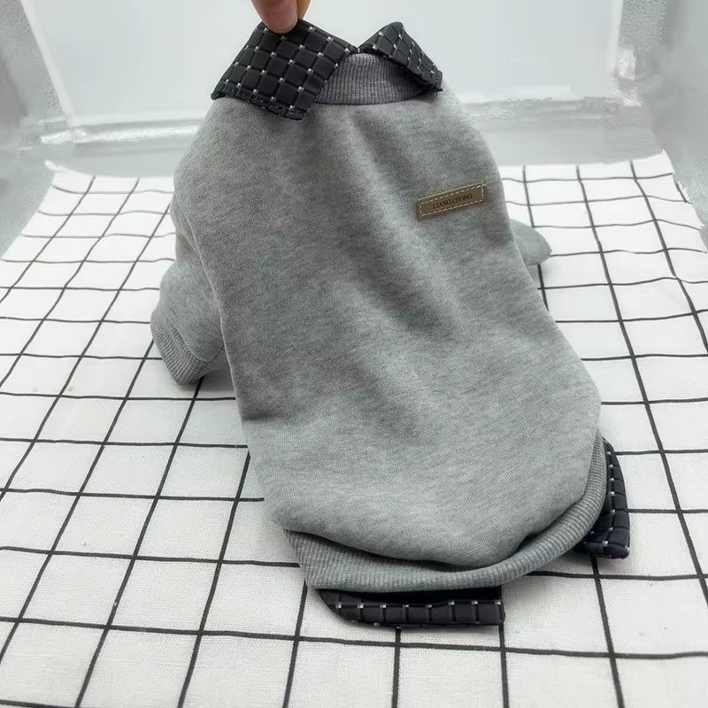 Pet Winter Shirt Hoodie Jacket for Small Dogs Outfit Polo Shirt Pet Clothing Chihuahua Coat Pet Clothes