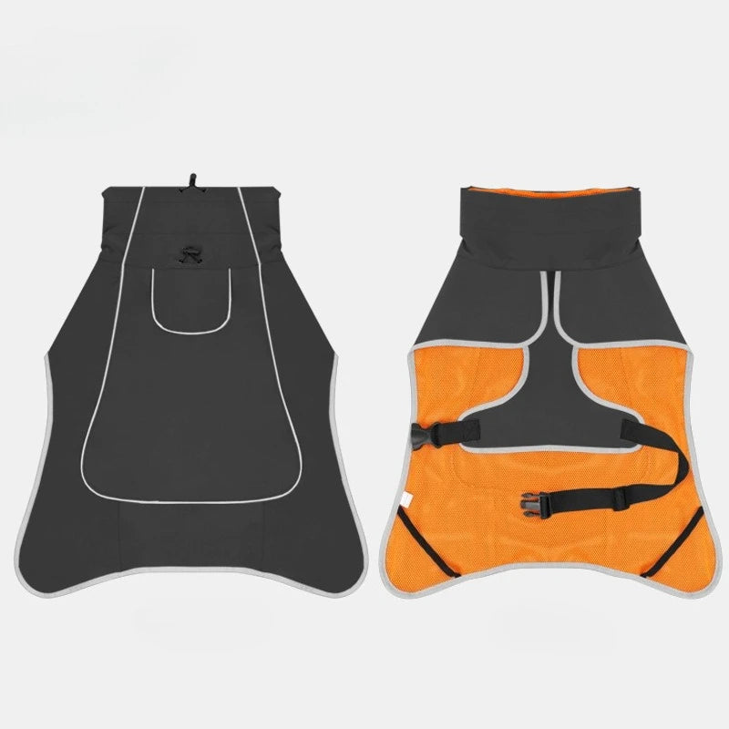 Large Dog Pet Windbreaker Dog Raincoat Pet Stormcoat Waterproof Outdoor Pet Outdoor Waterproof Clothes Pets Raincoat Accessories