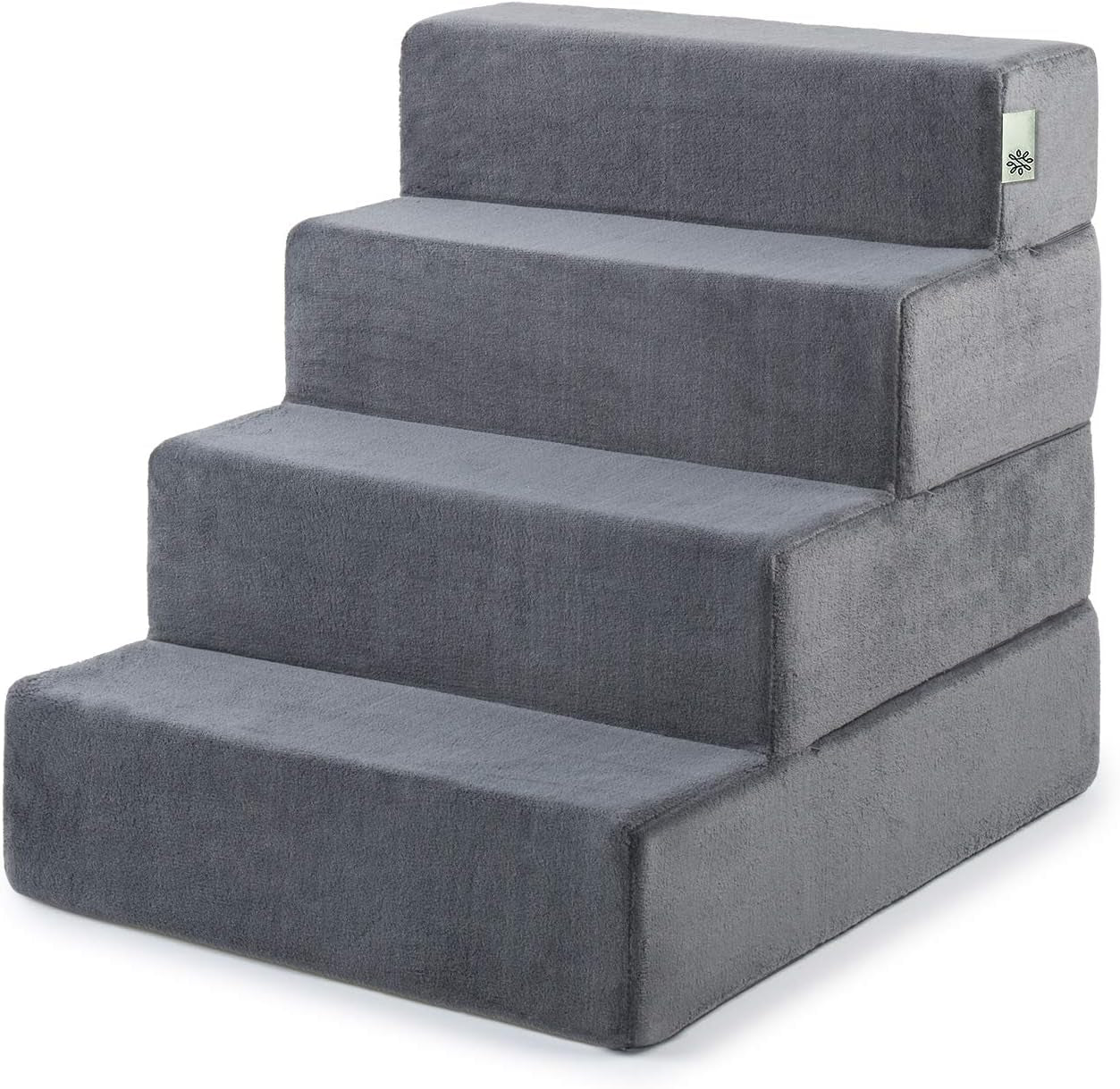 Zinus Easy Pet Stairs / Pet Ramp / Pet Ladder, X-Large, Charcoal