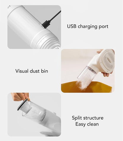 Dog Grooming Vacuum, Pet Hair Removal Kit with 1800Mah Battery, Portable Suction for Home