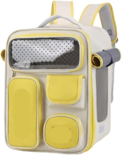 Cat Bag Dog Carrier Pet Carrier Pet Backpack Breathable Cat Pet Backpack for Small Cats and Dogs Pet Bag for Travel Pet Pet Bag Cat Carrier Pet Bag Carrier(Color:B)
