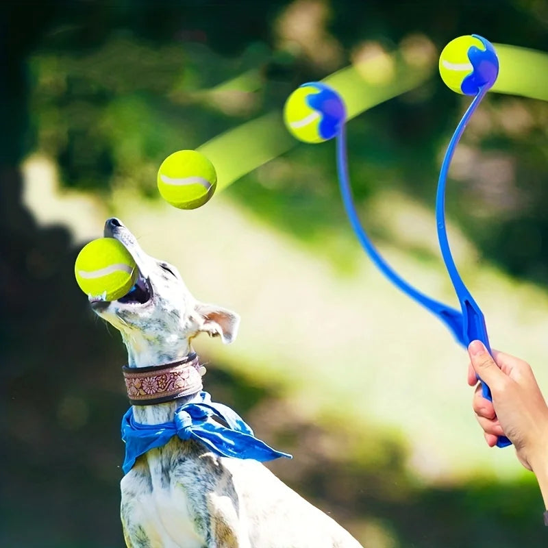 Pet Throwing Stick, Throwing Device, Throwing Toy Dog and Cat Interactive Ball Picking Pet Toy Training Toys Pet Supplies