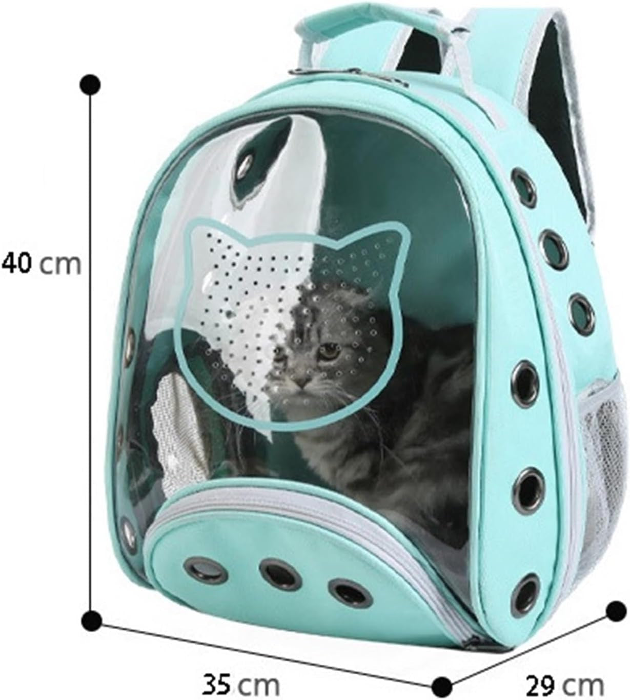 Cat Bag Dog Carrier Pet Carrier Pet Backpack Pet Supplies Pet Carrier Cat Carrier Bag Transparent Backpack Dog Bag Cat Carrier Pet Bag Carrier(Color:Pink)