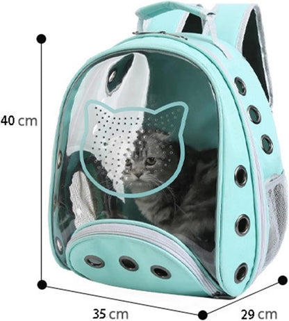Cat Bag Dog Carrier Pet Carrier Pet Backpack Pet Supplies Pet Carrier Cat Carrier Bag Transparent Backpack Dog Bag Cat Carrier Pet Bag Carrier(Color:Pink)