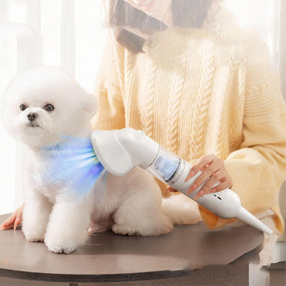 Dog Grooming Vacuum, Pet Hair Removal Kit with 1800Mah Battery, Portable Suction for Home
