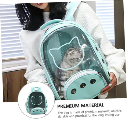 Cat Bag Dog Carrier Pet Carrier Pet Backpack Pet Supplies Pet Carrier Cat Carrier Bag Transparent Backpack Dog Bag Cat Carrier Pet Bag Carrier(Color:Pink)