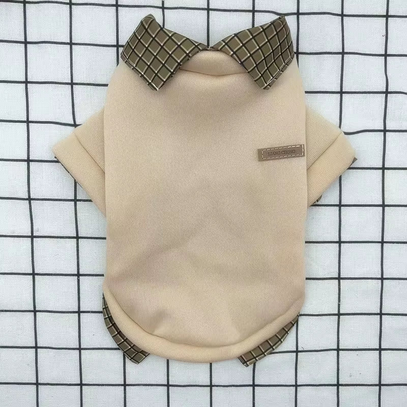 Pet Winter Shirt Hoodie Jacket for Small Dogs Outfit Polo Shirt Pet Clothing Chihuahua Coat Pet Clothes