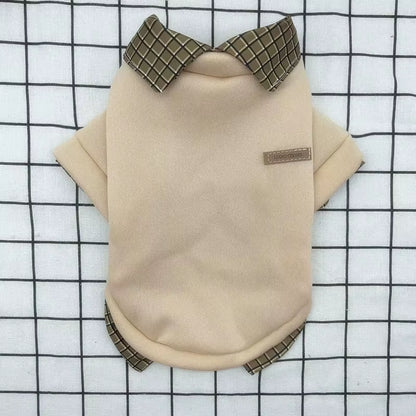 Pet Winter Shirt Hoodie Jacket for Small Dogs Outfit Polo Shirt Pet Clothing Chihuahua Coat Pet Clothes
