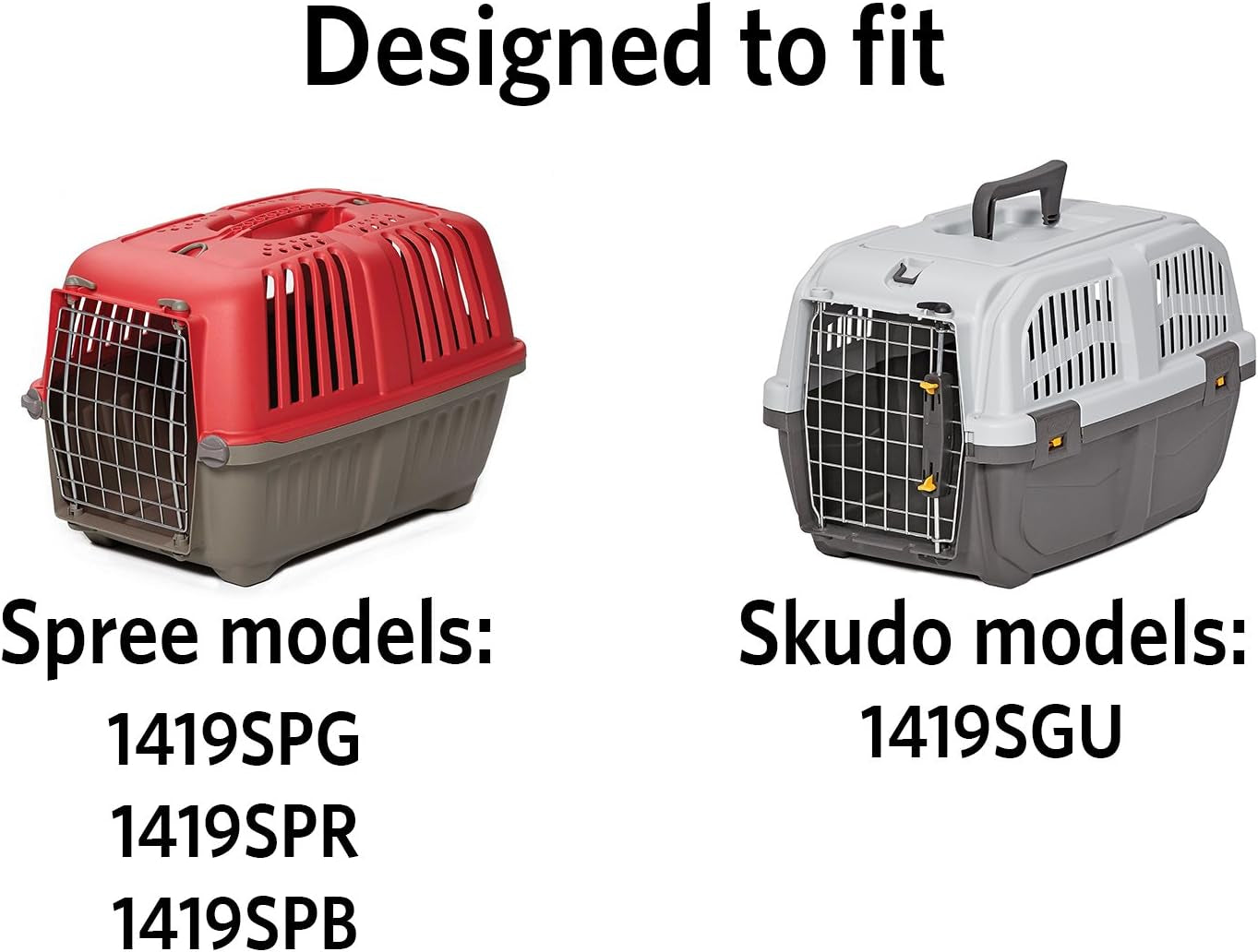 Pet Bed for Dog Carrier and Travel Carrier, Pet Bed Fits 19-Inch Plastic Pet Carriers for Toy Dog Breeds and Small Cats