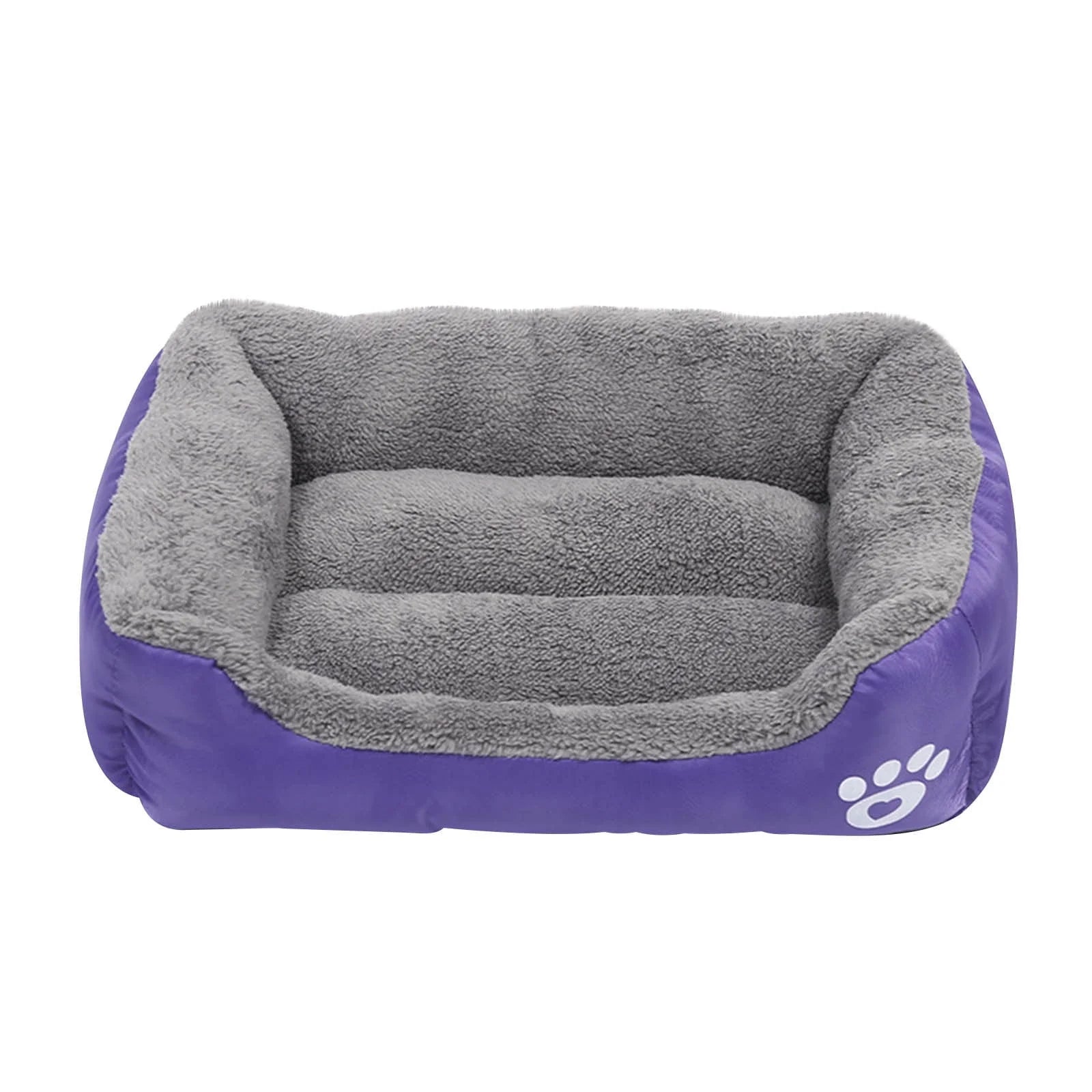 Rectangular Dog Cat Beds Mattress Washable Pads Room, Soft Winter Warm Plush Sleeping Pet Fleece Bed Mat for Small Doggy Kitten, Anti-Slip Waterproof Bottom