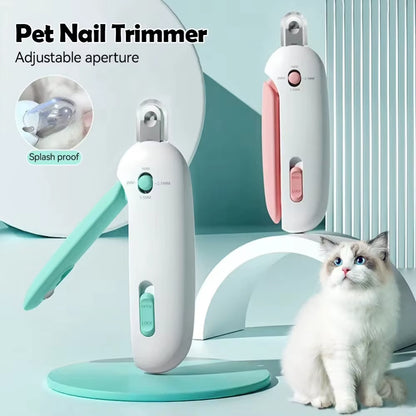 Professional Pet Nail Clippers, Safe and Comfortable Cat and Dog Nail Clippers with Adjustable Holes, Pet Nail Trimmer, Pet Grooming Tool, Pet Care