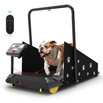 Dog Treadmill, Indoor Pet Fitness Machine for Small & Medium Dogs, 265LB Capacity, LCD Display & Remote