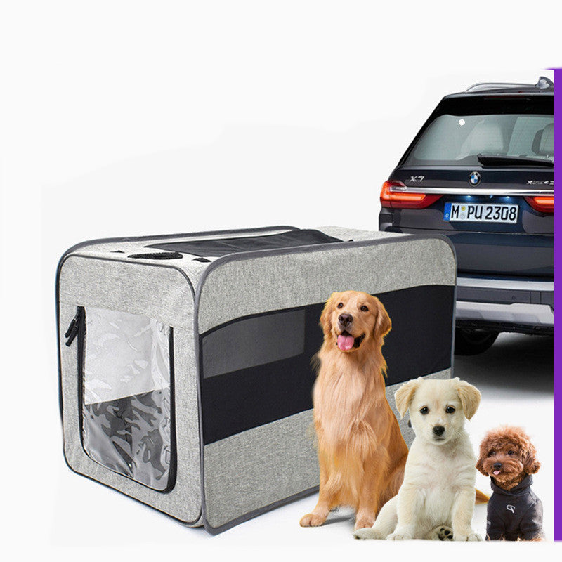 Pet Travel Carrier Bag Portable Pet Bag Folding Fabric Pet Carrier Travel Carrier Bag for Pet Cage with Locking Safety Zippers