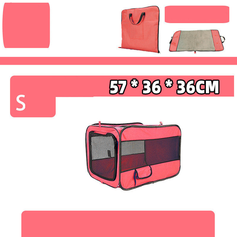 Pet Travel Carrier Bag Portable Pet Bag Folding Fabric Pet Carrier Travel Carrier Bag for Pet Cage with Locking Safety Zippers